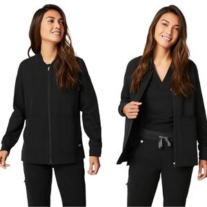 FIGS Bellery Scrub Jacket Black S